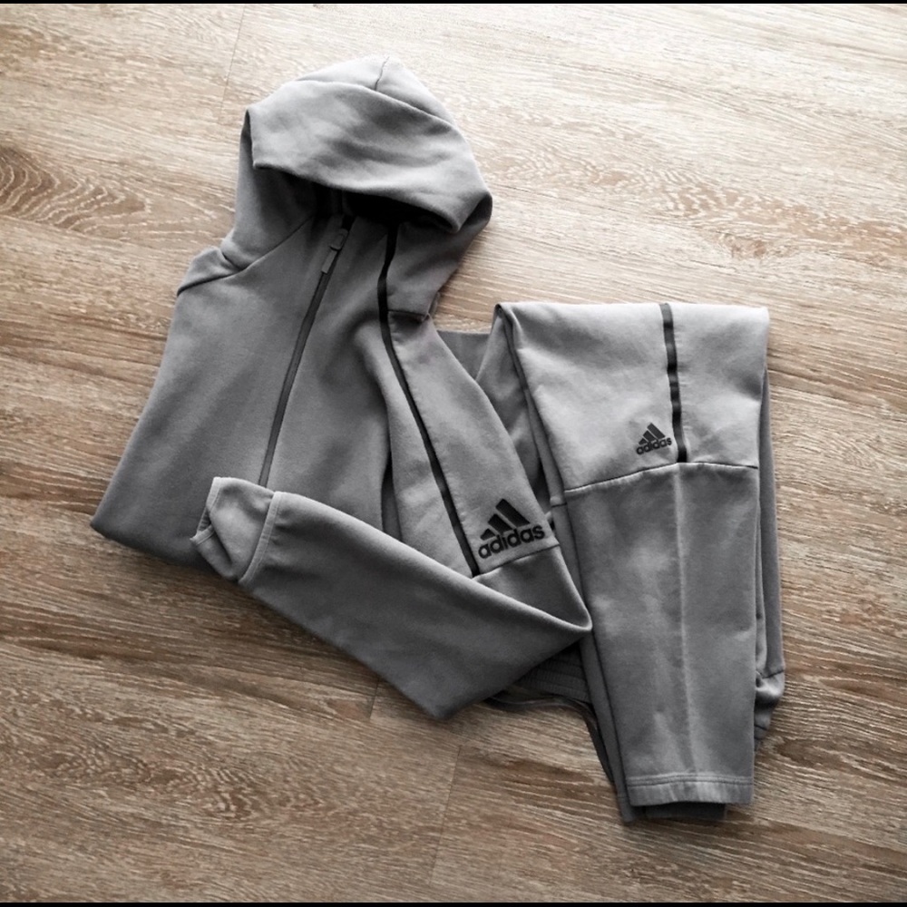 SET: ADIDAS SPACE Dome Hooded Sweatsuit